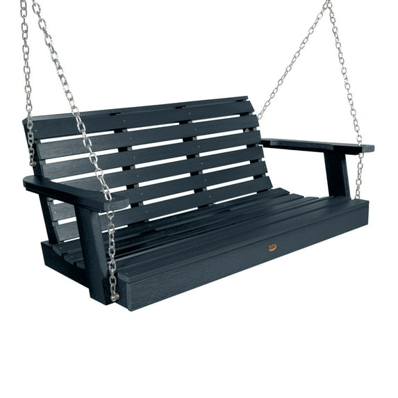 Highwood 4ft Weatherly Porch Swing - Outdoor, Eco-friendly, Synthetic Wood