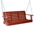 thumbnail image 1 of Highwood 5ft Weatherly Porch Swing - Outdoor, Eco-friendly, Synthetic Wood, 1 of 5