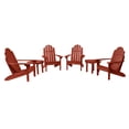 thumbnail image 1 of Highwood 6-pc Classic Westport Adirondack Set with 4 Classic Westport Adirondack Chairs and 2 Classic Wesport Side Tables - Outdoor, Eco-friendly, Synthetic Wood, 1 of 8