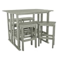 thumbnail image 1 of Highwood 6-pc Lehigh Balcony Set - Bar Height, Outdoor, Eco-friendly, Synthetic Wood, 1 of 9