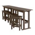thumbnail image 1 of Highwood 6-pc Lehigh Balcony Set - Counter Height, Outdoor, Eco-friendly, Synthetic Wood, 1 of 8