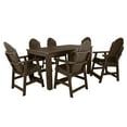 thumbnail image 1 of Highwood 7-pc Hamilton Dining Set - 42" x 72" Rectangle Table, Counter Height, Outdoor, Eco-friendly, Synthetic Wood, 1 of 10