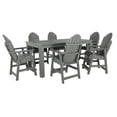thumbnail image 1 of Highwood 7-pc Hamilton Dining Set - 42" x 84" Rectangle Table, Counter Height, Outdoor, Eco-friendly, Synthetic Wood, 1 of 9