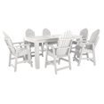 thumbnail image 1 of Highwood 7-pc Hamilton Dining Set - 42" x 84" Rectangle Table, Counter Height, Outdoor, Eco-friendly, Synthetic Wood, 1 of 9