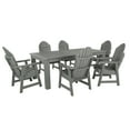 thumbnail image 1 of Highwood 7-pc Hamilton Dining Set - 42" x 84" Rectangle Table, Dining Height, Outdoor, Eco-friendly, Synthetic Wood, 1 of 10