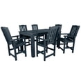 thumbnail image 1 of Highwood 7-pc Lehigh Dining Set - 42" x 72" Rectangle Table, Counter Height, Outdoor, Eco-friendly, Synthetic Wood, 1 of 12