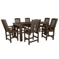 thumbnail image 1 of Highwood 7-pc Lehigh Dining Set - 42" x 84" Rectangle Table, Counter Height, Outdoor, Eco-friendly, Synthetic Wood, 1 of 9