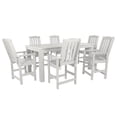 thumbnail image 1 of Highwood 7-pc Lehigh Dining Set - 42" x 84" Rectangle Table, Counter Height, Outdoor, Eco-friendly, Synthetic Wood, 1 of 9