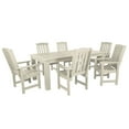 thumbnail image 1 of Highwood 7-pc Lehigh Dining Set - 42" x 84" Rectangle Table, Dining Height, Outdoor, Eco-friendly, Synthetic Wood, 1 of 2
