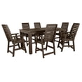thumbnail image 1 of Highwood 7-pc Weatherly Dining Set - 42" x 84" Rectangle Table, Counter Height, Outdoor, Eco-friendly, Synthetic Wood, 1 of 7