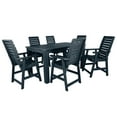 thumbnail image 1 of Highwood 7pc Weatherly Rectangular Dining Set - 42"x72", Counter Height Table, 1 of 7