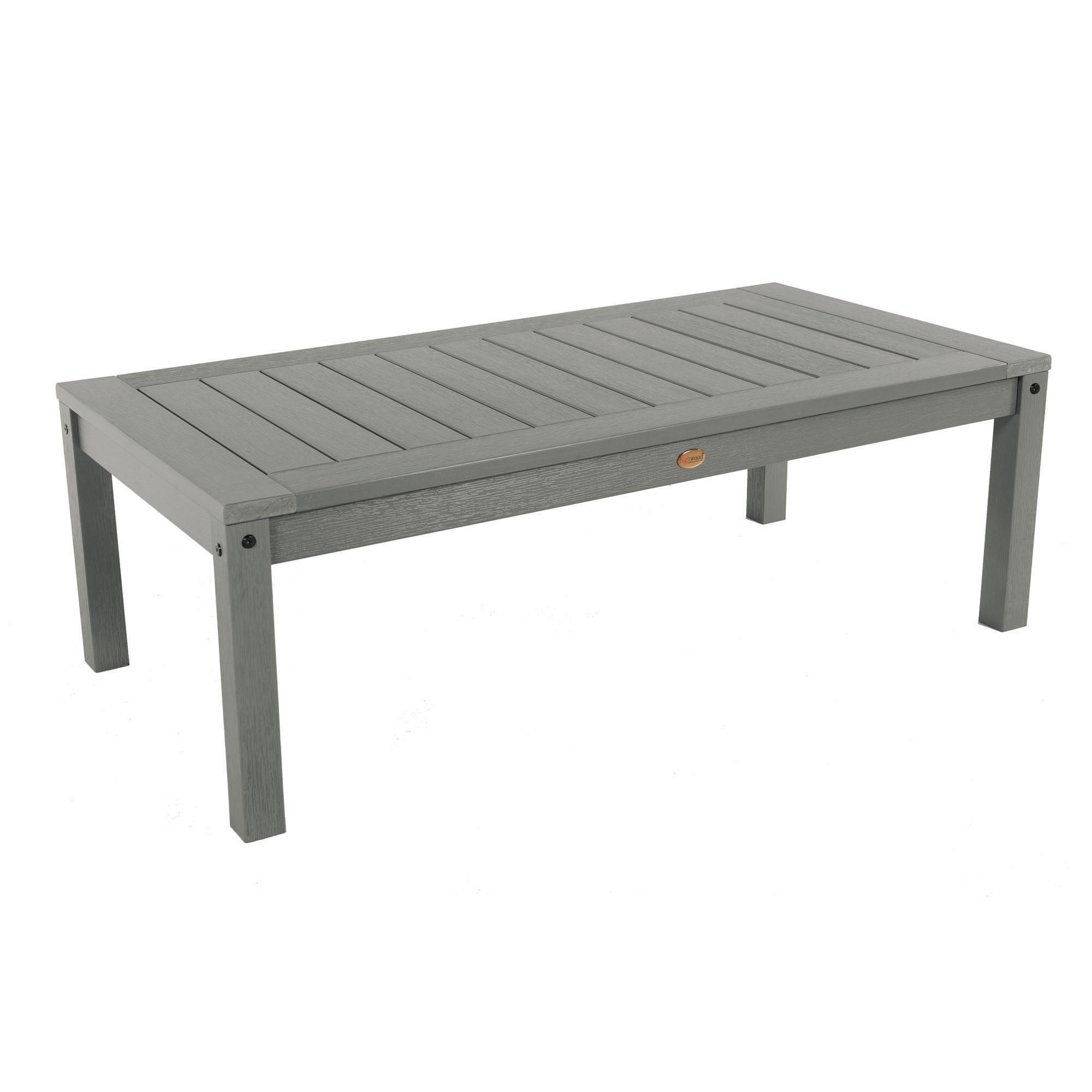 Coastal Teak Rectangular Synthetic Wood Outdoor Coffee Table