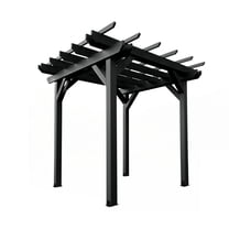 Highwood Bodhi 8' x 8' Pergola - Outdoor, Eco-friendly, Synthetic Wood