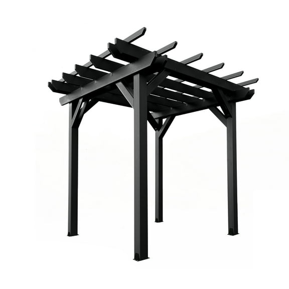 Highwood Bodhi 8' x 8' Pergola - Outdoor, Eco-friendly, Synthetic Wood
