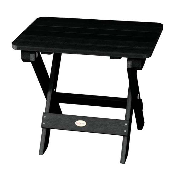 Highwood Furniture Folding Adirondack Side Table-Finish:Black