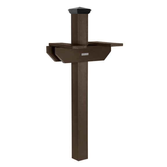 Highwood Hazleton Side-by-Side Mailbox Post - In-Ground, 41" H, 4" x 4" Post