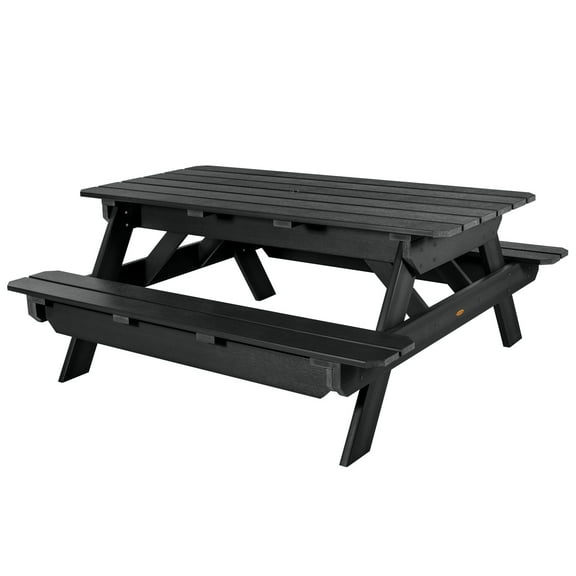 Highwood Hometown Picnic Table -Outdoor, Eco-friendly, Synthetic Wood