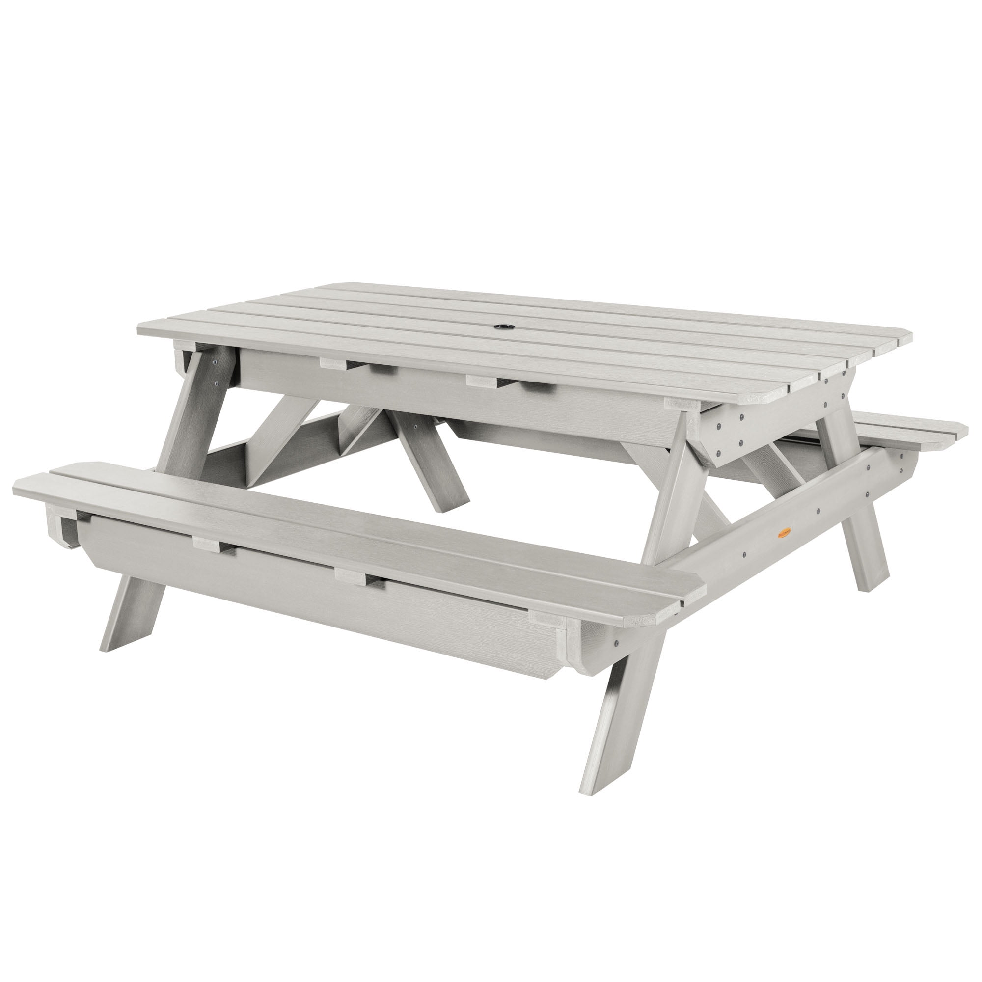 Harbor Gray 6-Foot Synthetic Wood Outdoor Picnic Table
