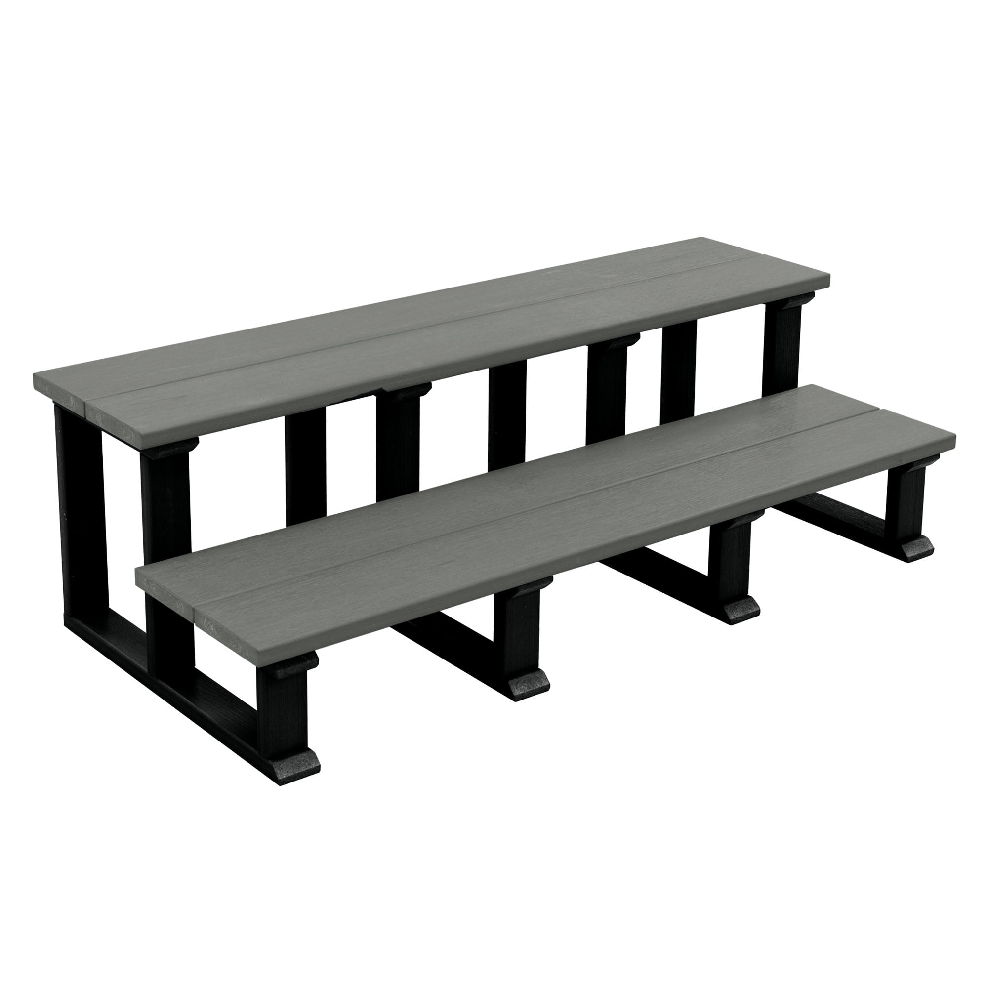 Highwood Hot Tub, Two Tier Steps - 48" Wide, Outdoor, Eco-friendly, Synthetic Wood