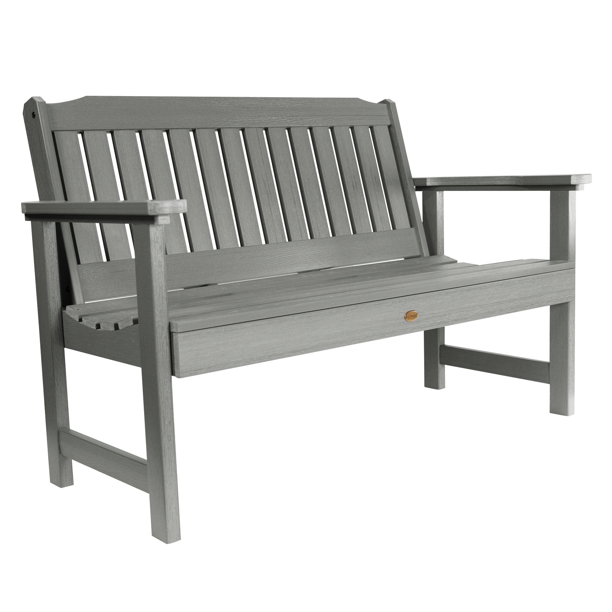 Highwood 4ft Coastal Teak Synthetic Wood Garden Bench