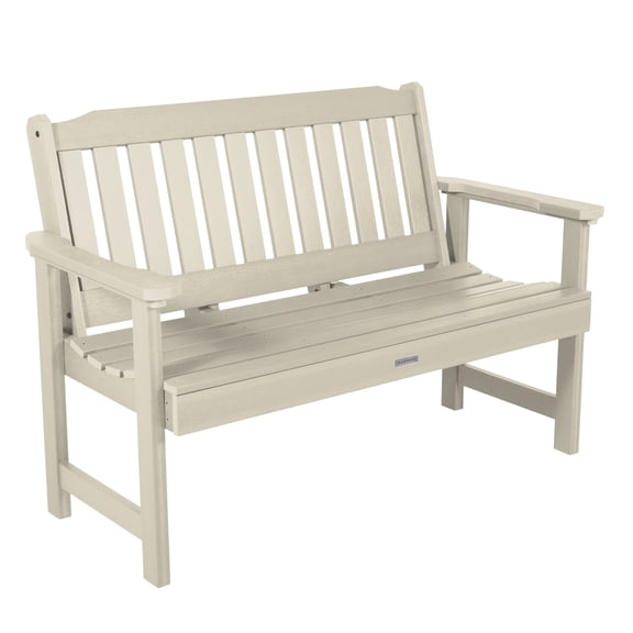 Highwood Lehigh 4ft Garden Bench - 2-Person, Eco-friendly, Synthetic Wood