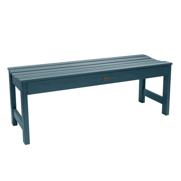 Highwood Lehigh 4ft Picnic Bench - 2-Person, Eco-friendly, Synthetic Wood