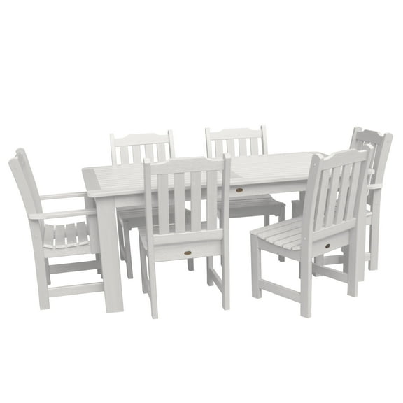 Highwood Lehigh Outdoor Patio Dining Set, 7 Piece, Multiple Colors