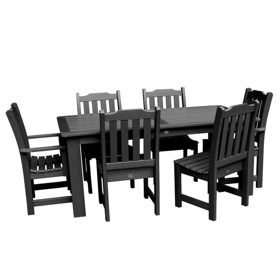 Highwood Lehigh Outdoor Patio Dining Set, 7 Piece, Multiple Colors