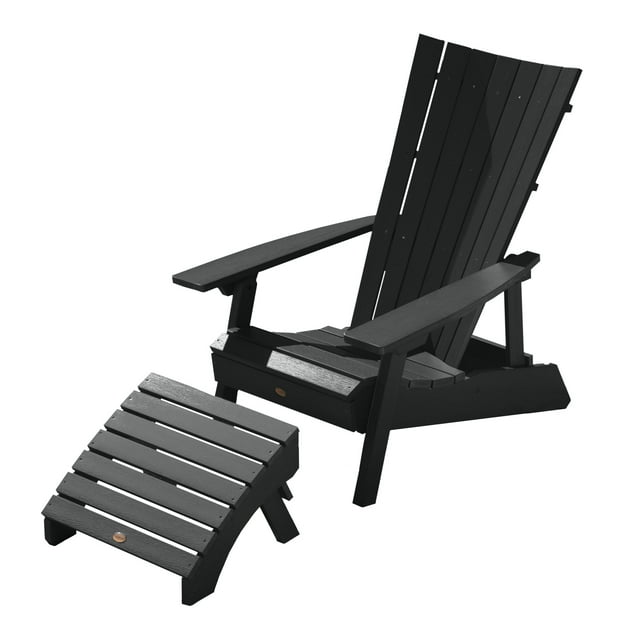 Highwood Manhattan Beach Adirondack Chair with Folding Ottoman