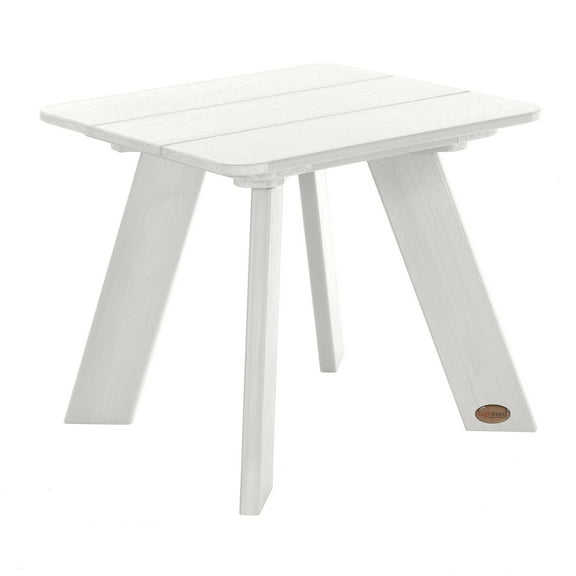 Highwood Modern Side Table - 17.8" L x 17.8" W x 15.8" H, Outdoor, Eco-friendly, Synthetic Wood