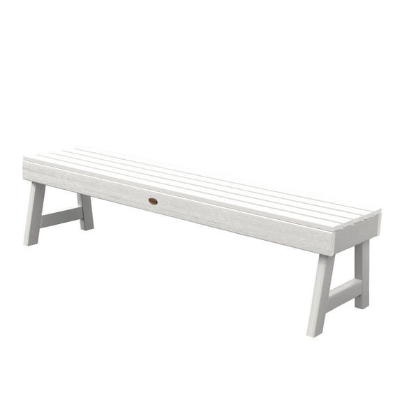 Highwood Furniture Weatherly Picnic Bench 4ft-Finish:White,Size:59.5"L x 20"D x 16.5"H