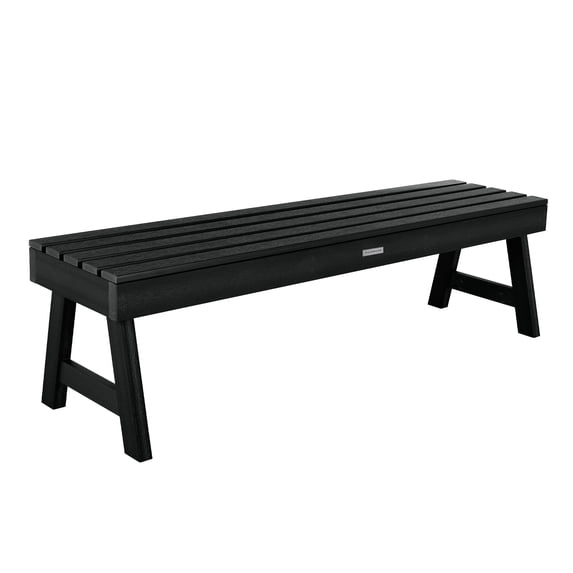 Highwood Weatherly 5ft Picnic Bench - 2-Person, Eco-friendly, Synthetic Wood