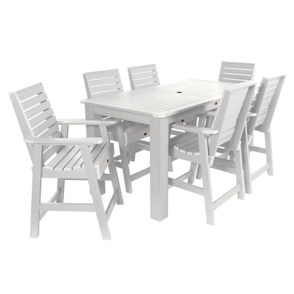Highwood Weatherly 7pc Rectangular Counter Dining Set