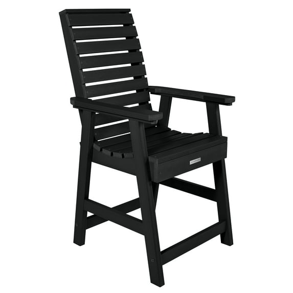 Highwood Weatherly Dining Chair - Counter Height, Outdoor, Eco-friendly, Synthetic Wood