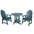 thumbnail image 1 of Highwood's 36" Round 3-pc Hamilton Dining Set - Dining Height, Outdoor, Eco-friendly, Synthetic Wood, 1 of 10