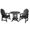 thumbnail image 1 of Highwood's 36" Round 3-pc Hamilton Dining Set - Dining Height, Outdoor, Eco-friendly, Synthetic Wood, 1 of 10