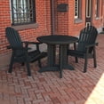 thumbnail image 1 of Highwood's 36" Round 3-pc Hamilton Dining Set - Dining Height, Outdoor, Eco-friendly, Synthetic Wood, 1 of 9