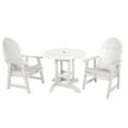 thumbnail image 1 of Highwood's 36" Round 3-pc Hamilton Dining Set - Dining Height, Outdoor, Eco-friendly, Synthetic Wood, 1 of 10