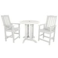 thumbnail image 1 of Highwood's 36" Round 3-pc Lehigh Dining Set - Counter Height, Outdoor, Eco-friendly, Synthetic Wood, 1 of 8