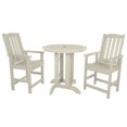 thumbnail image 1 of Highwood's 36" Round 3-pc Lehigh Dining Set - Counter Height, Outdoor, Eco-friendly, Synthetic Wood, 1 of 8