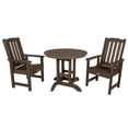 thumbnail image 1 of Highwood's 36" Round 3-pc Lehigh Dining Set - Dining Height, Outdoor, Eco-friendly, Synthetic Wood, 1 of 10