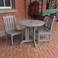 thumbnail image 1 of Highwood's 36" Round 3-pc Lehigh Dining Set - Dining Height, Outdoor, Eco-friendly, Synthetic Wood, 1 of 9