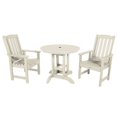 thumbnail image 1 of Highwood's 36" Round 3-pc Lehigh Dining Set - Dining Height, Outdoor, Eco-friendly, Synthetic Wood, 1 of 9