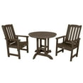 thumbnail image 1 of Highwood's 36" Round 3-pc Lehigh Dining Set - Dining Height, Outdoor, Eco-friendly, Synthetic Wood, 1 of 8