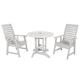 thumbnail image 1 of Highwood Furniture Weatherly 3pc Round Dining Set, 1 of 9