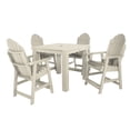 thumbnail image 1 of highwood  Hamilton 5-piece Counter Height Outdoor Dining Set Whitewash, 1 of 10
