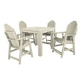 thumbnail image 1 of Highwood's 42" x 42" Square 5-pc Hamilton Dining Set - Counter Height, Outdoor, Eco-friendly, Synthetic Wood, 1 of 7