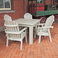 thumbnail image 1 of Highwood's 42" x 42" Square 5-pc Hamilton Dining Set - Dining Height, Outdoor, Eco-friendly, Synthetic Wood, 1 of 10