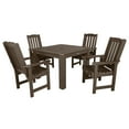 thumbnail image 1 of Highwood's 42" x 42" Square 5-pc Lehigh Dining Set - Dining Height, Outdoor, Eco-friendly, Synthetic Wood, 1 of 8