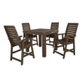 thumbnail image 1 of Highwood's 42" x 42" Square 5-pc Weatherly Dining Set - Counter Height, Outdoor, Eco-friendly, Synthetic Wood, 1 of 9